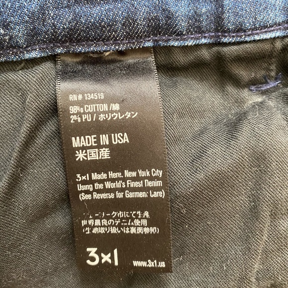 3x1 cropped distressed boyfriend jean- 2 - Picture 4 of 8